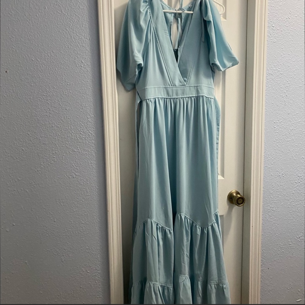 Maxi dress for wedding guest/event.